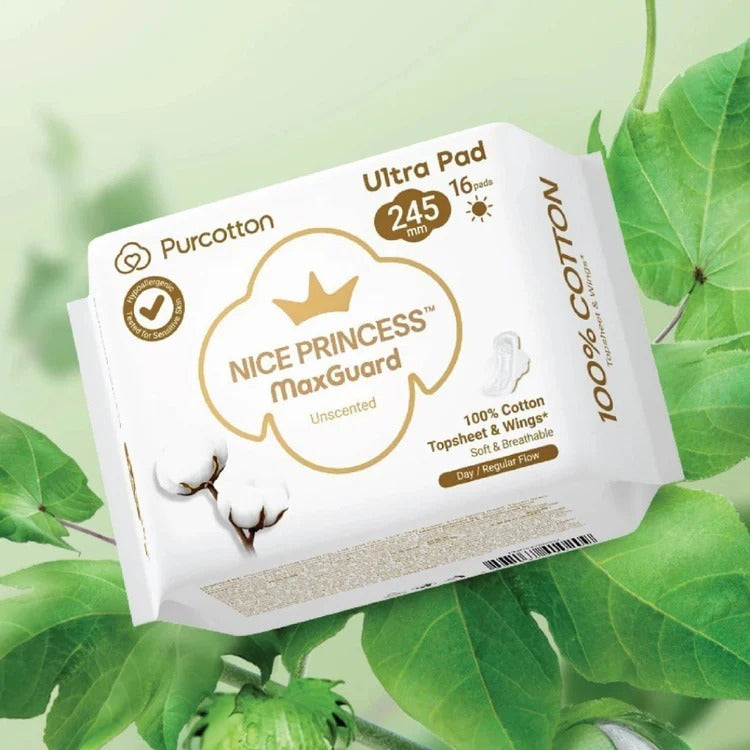 Purcotton MaxGuard Panty Liner 245mm 16Pads