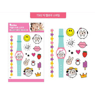 Puttisu Lovely Tattoo Sticker Ts02 Big Yellow Smile