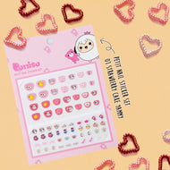 Puttisu Nail Sticker Set 01 Strawberry Cake Yammy
