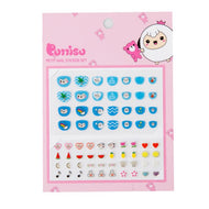 Puttisu Nail Sticker Set 04 Blue Soda