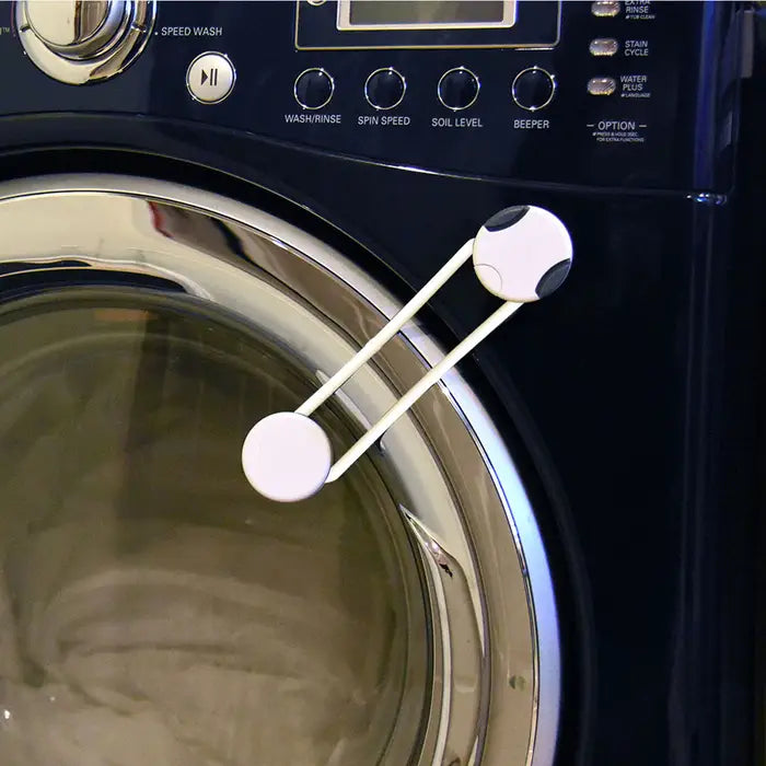 QDOS Adhesive Flexible Multi-Lock gray baby safety lock on front-loading washing machine door