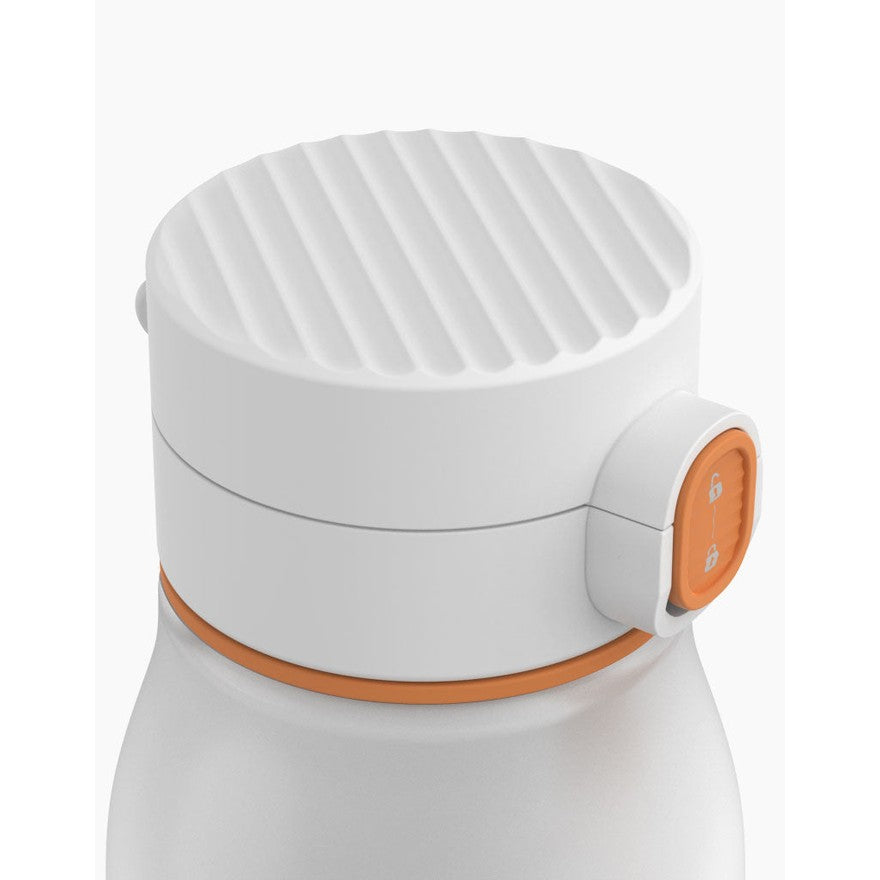 Quark Buubibottle smart portable milk warmer, white with orange dial control