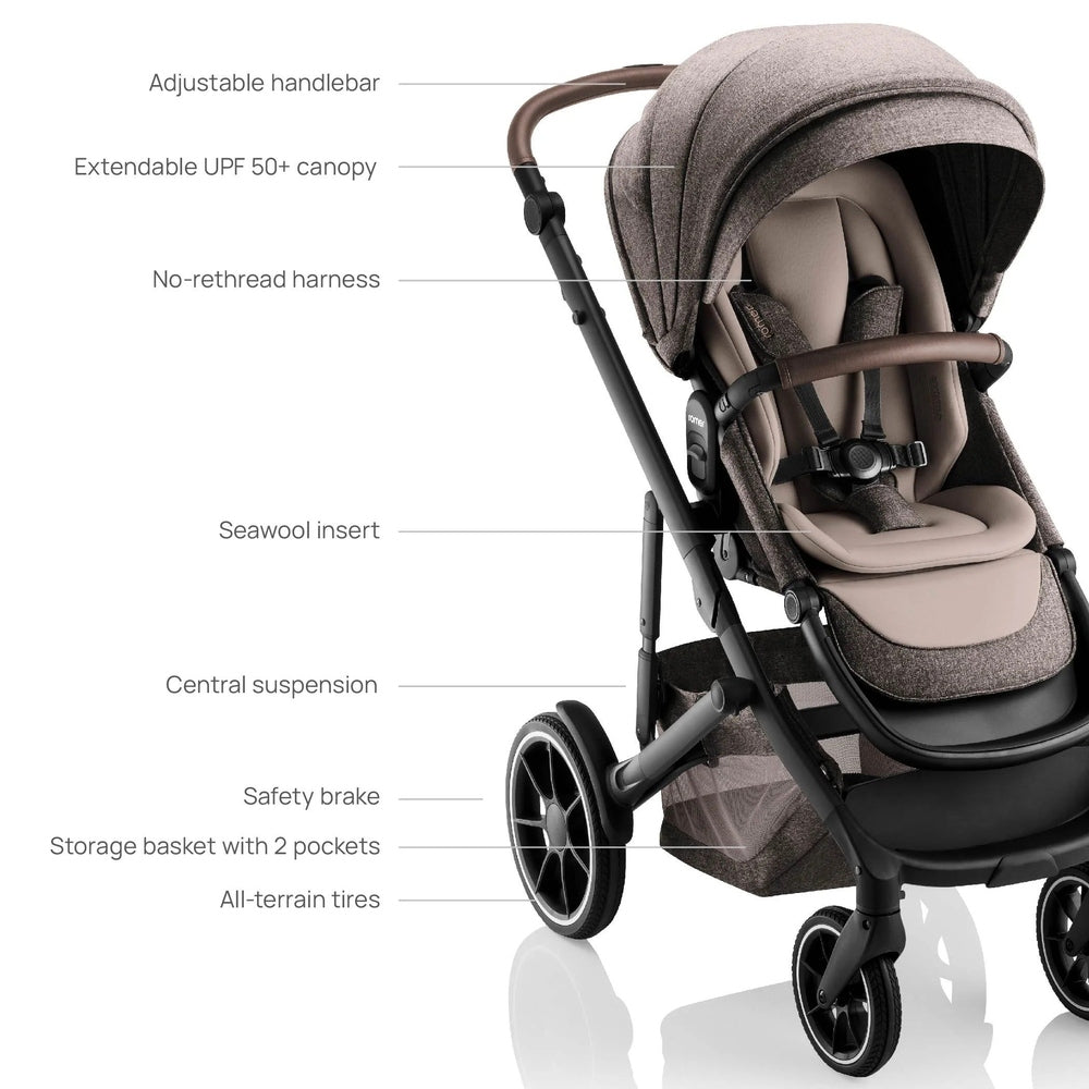 ROMER Tura Stroller with extendable UPF 50+
