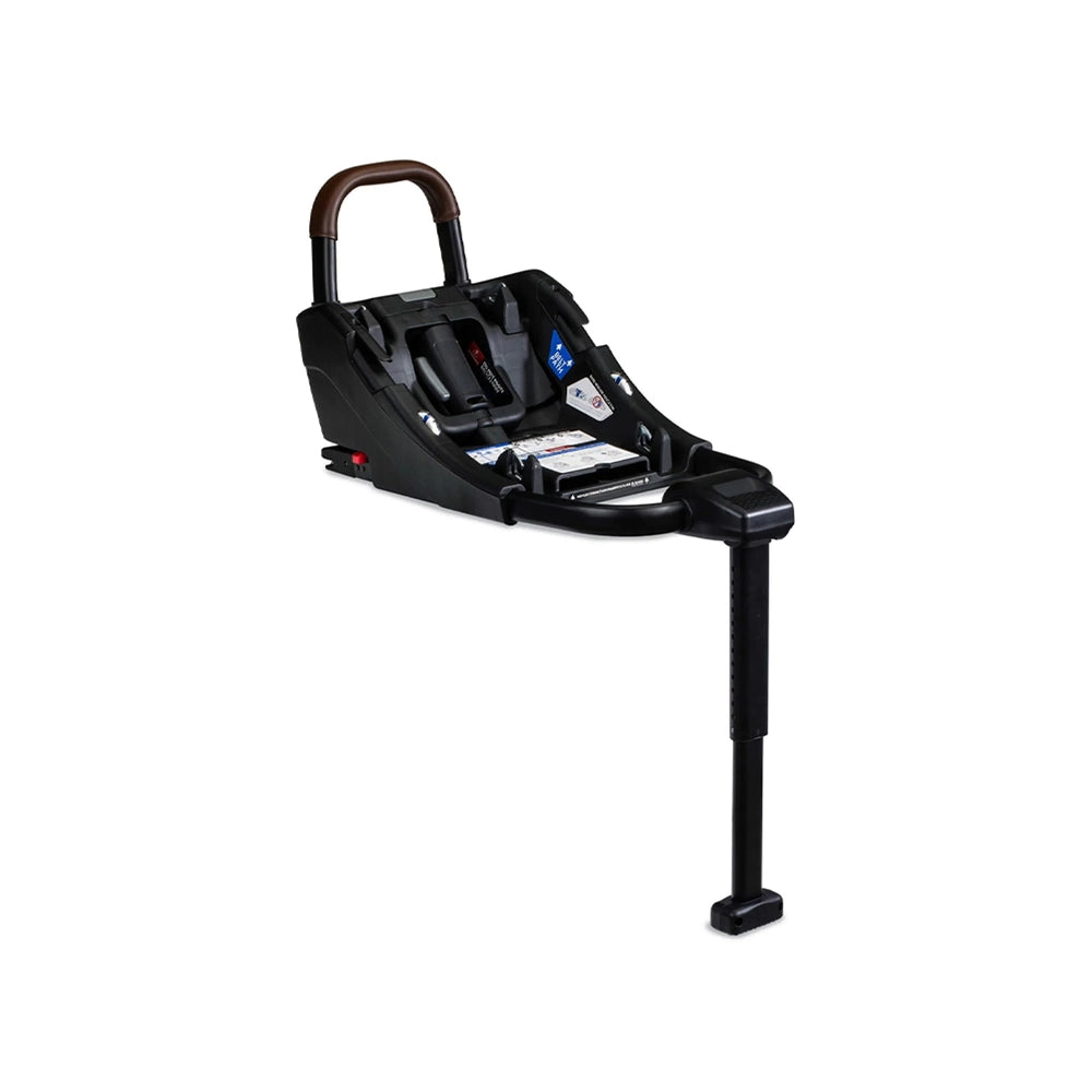 ROMER Versa Infant Car Seat Base with SecureLoc and Rigid LUAS; black base with deployed leg for stability