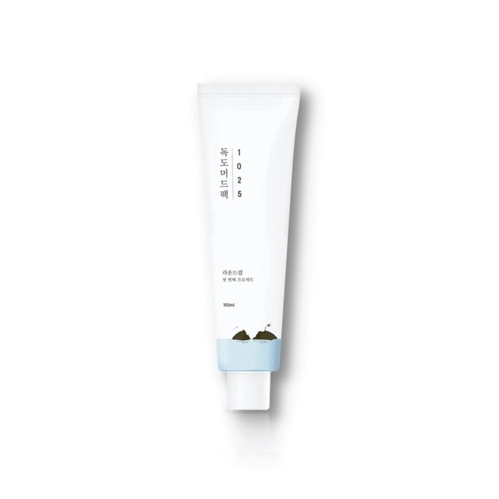 Round Lab 1025 Dokdo Mud Pack 100 ml white tube with light blue cap skincare mask