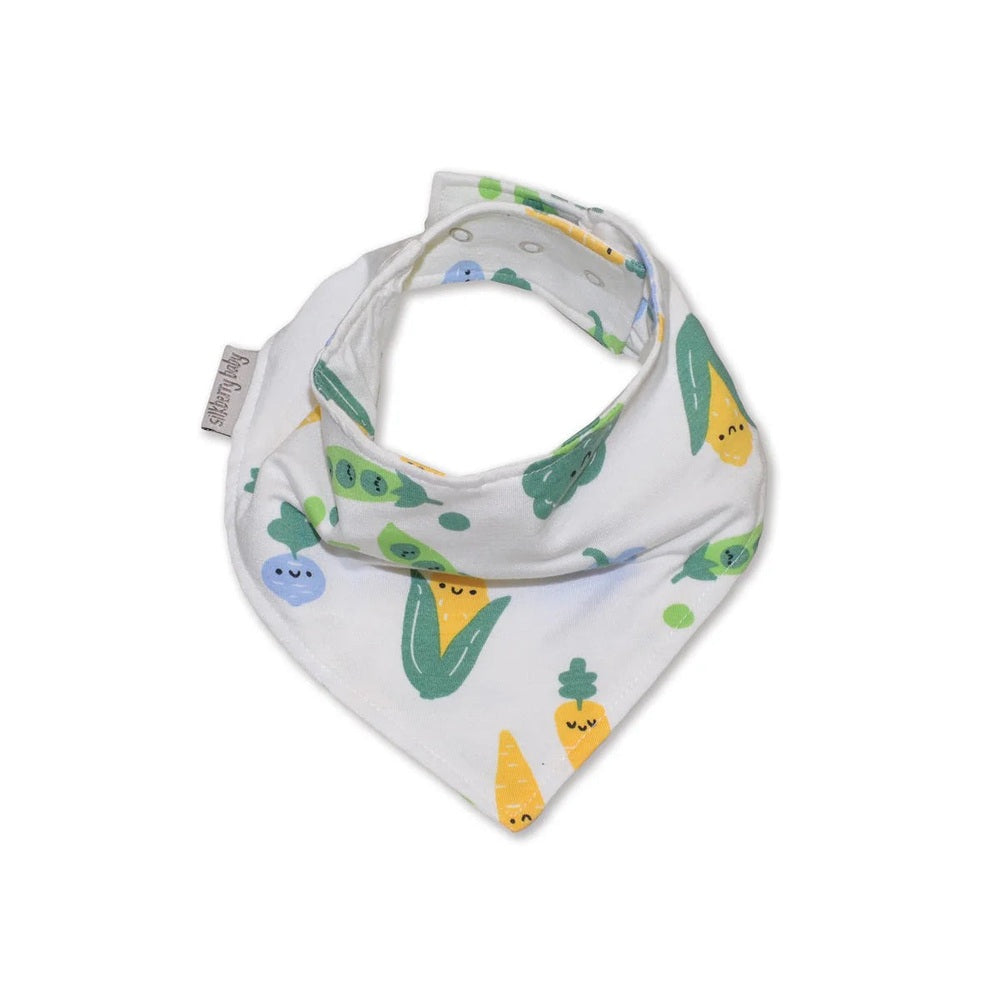 Silkberry Baby Organic Cotton Bandana Bib Farmers Market Print