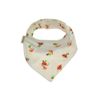 Silkberry Baby Organic Cotton Bandana Bib Rad Radish Print