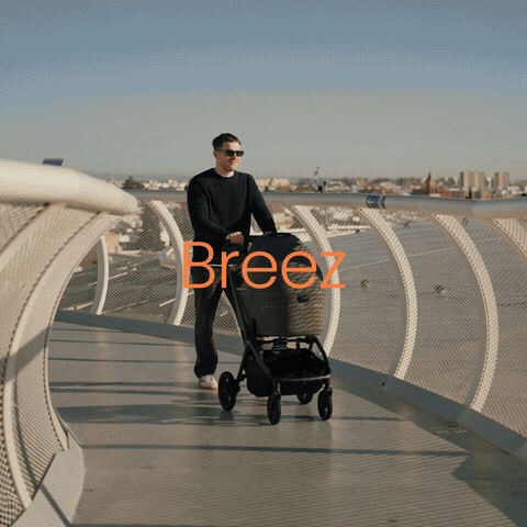Silver Cross Breez Compact Stroller — Breez city-to-trail ride and parent access