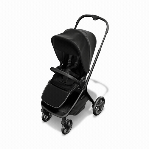 Silver Cross Breez Compact Stroller — reversible seat and attached-seat fold sequence