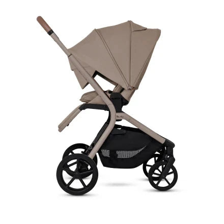 Silver Cross Breez Stroller + Bassinet Travel System Bundle — UPF 50+ full-coverage hood