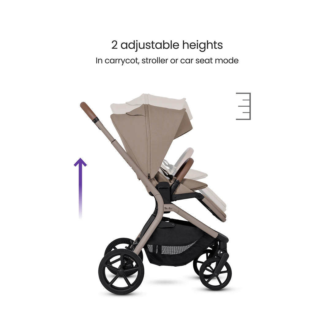 Silver Cross Breez Stroller + Bassinet Travel System Bundle — official bundle gallery view 06