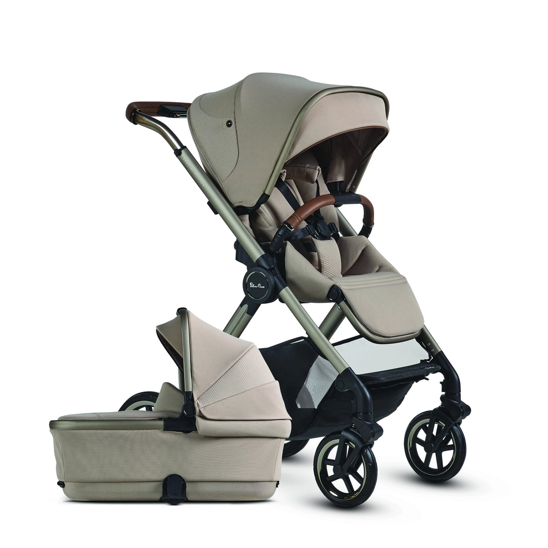 Silver Cross Reef 2 Stroller + Bassinet Travel System Bundle (3 Piece) — official bundle gallery view 01