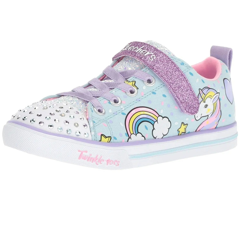Skechers Twinkle Toes Unicorn Craze Light Blue