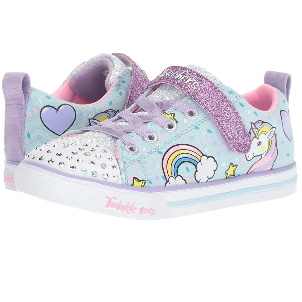Skechers Twinkle Toes Unicorn Craze Light Blue