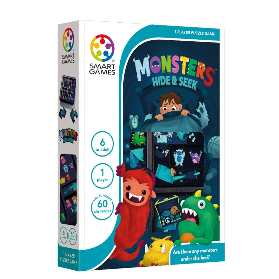 Smart Games Monsters Hide & Seek puzzle game for 1 player with 60 challenges
