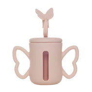 Smily Mia & Dommy Silicone Straw Bottle