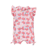 Snapper Rock Apple Love Flutter Sleeve Sunsuit