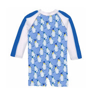 Snapper Rock Penguin Patrol Ls Sunsuit