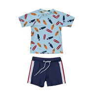 Snapper Rock Retro Surf Baby Set