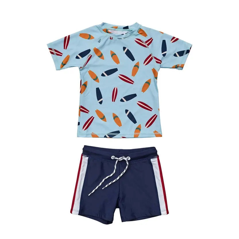 Snapper Rock Retro Surf Baby Set