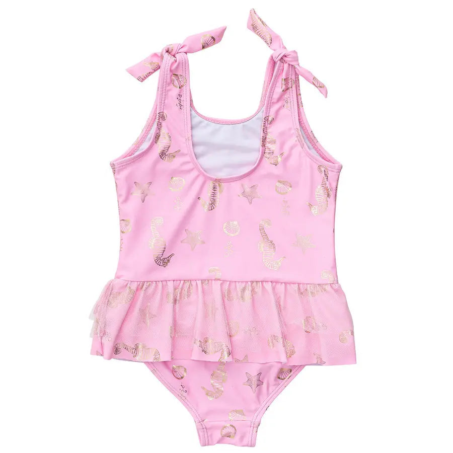 Snapper Rock Seahorse Sparkle Skirt Swimsuit