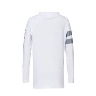 Snapper Rock White Arm Band Long Sleeve Rash Top