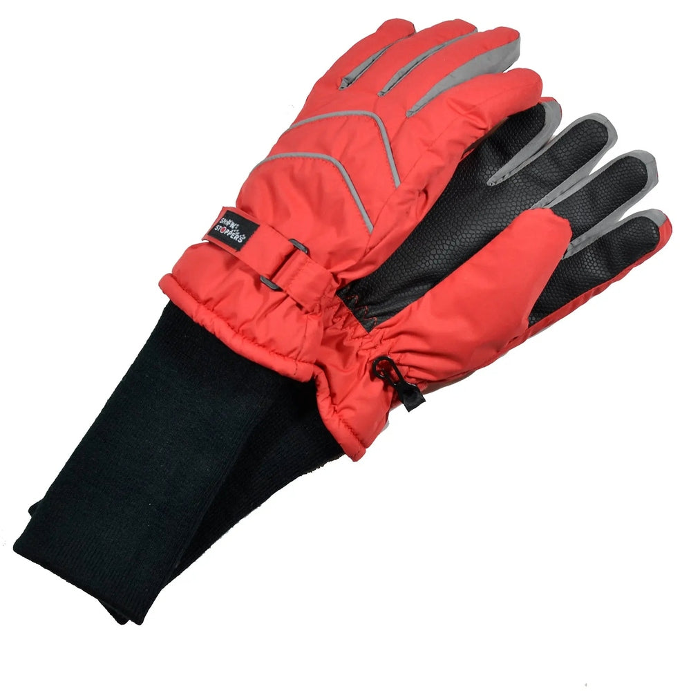 Snowstoppers Nylon Gloves Red