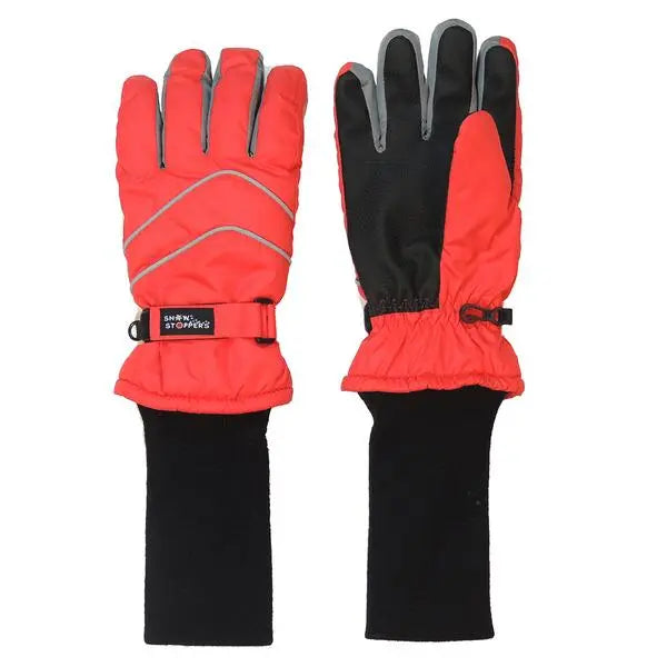 Snowstoppers Nylon Gloves Red