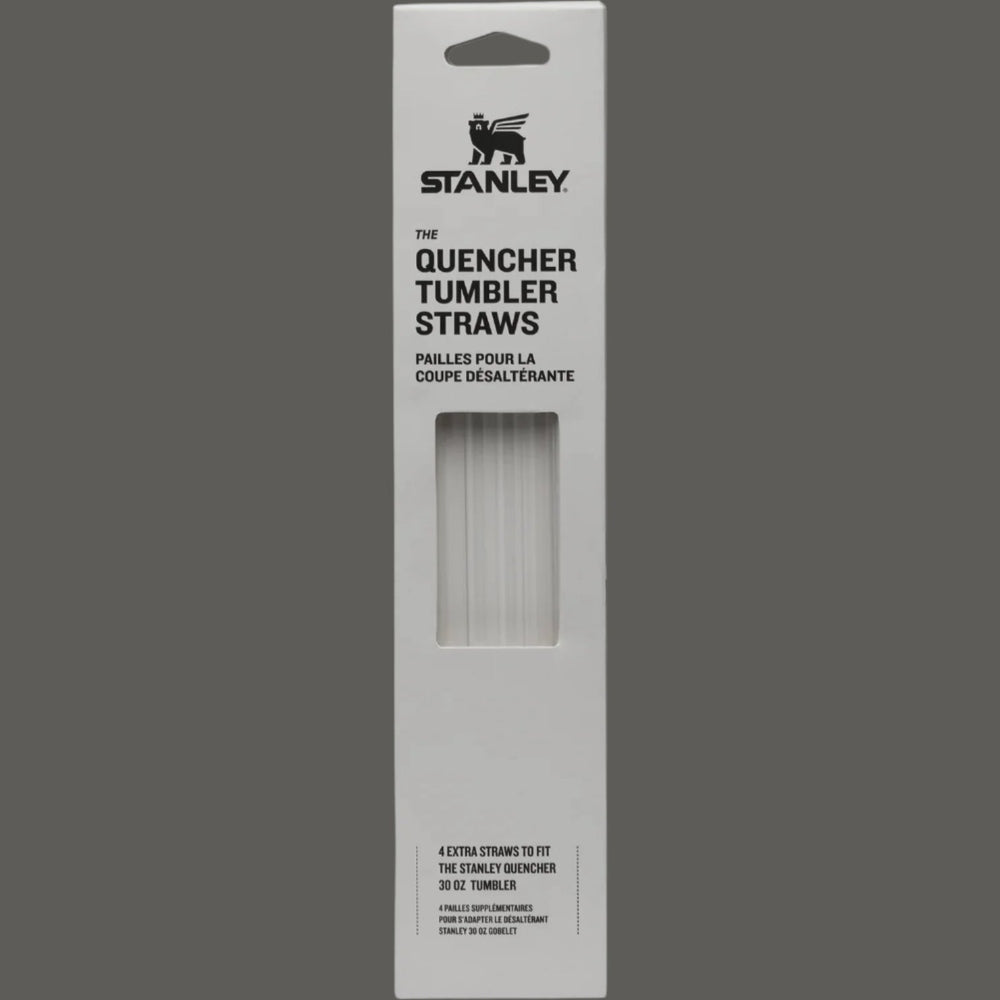 Stanley Quencher straw replacement 4-pack for 30 oz tumbler, clear

