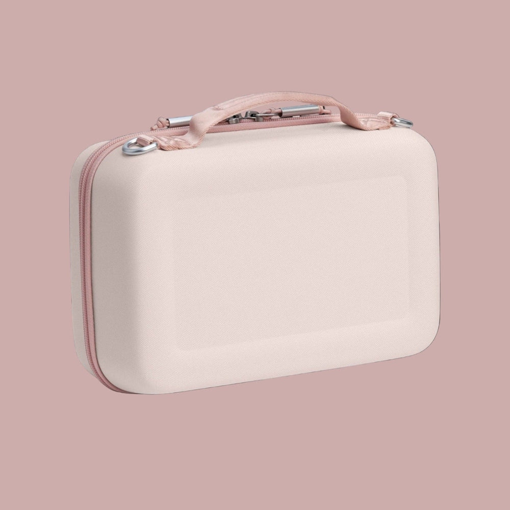 STANLEY Allday Mini Lunchbox 4.2Qt in blush pink, closed with pink zipper and top carry strap.