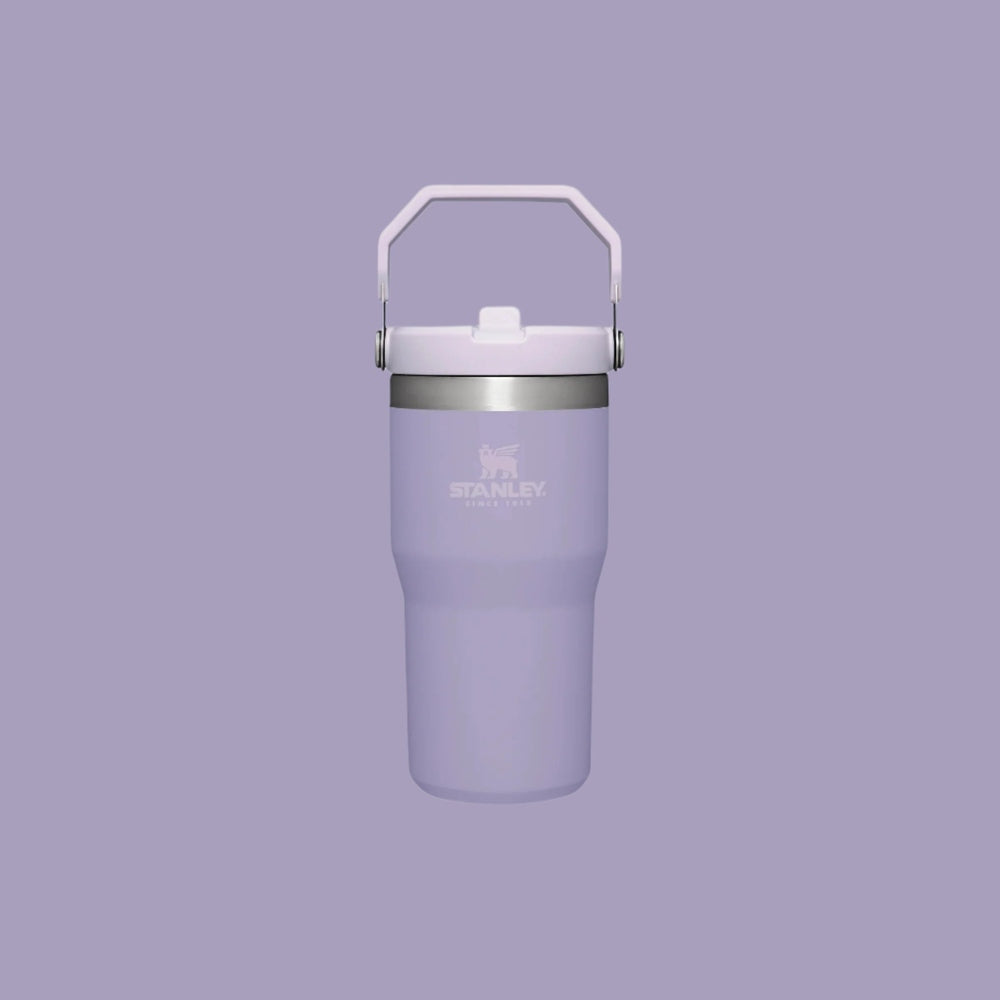 Stanley IceFlow Flip Straw Tumbler 20 oz lavender with hinged handle