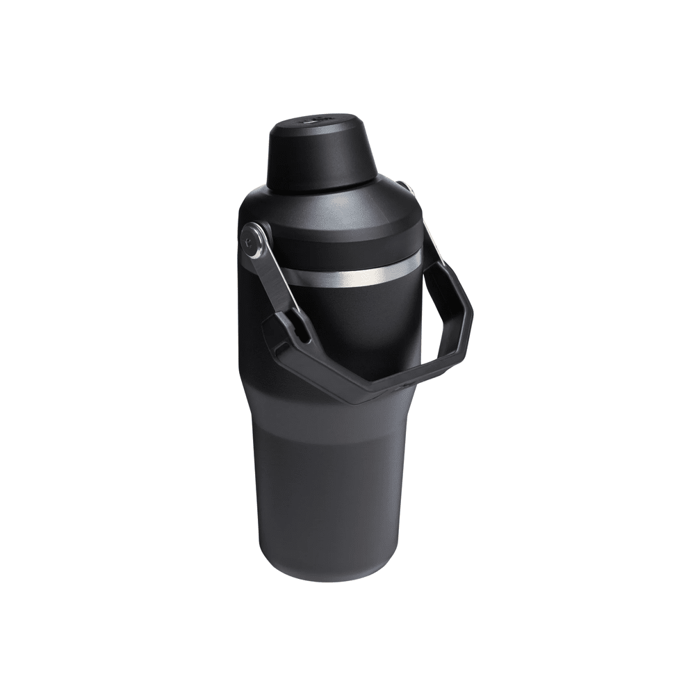 Stanley IceFlow 20 oz tumbler with fast flow lid, dark gray exterior