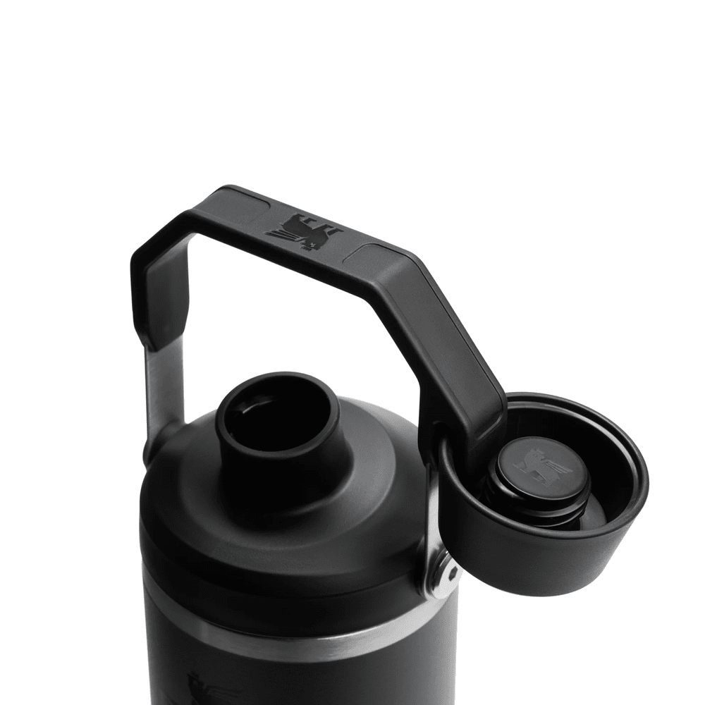 Stanley IceFlow 20 oz tumbler with Fast Flow Lid, black stainless steel water bottle