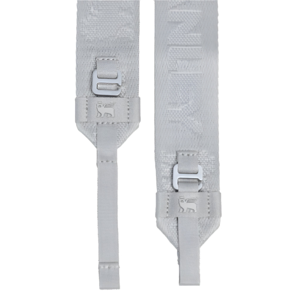 STANLEY Next X Nature canteen strap set, two light gray nylon straps with metal buckles