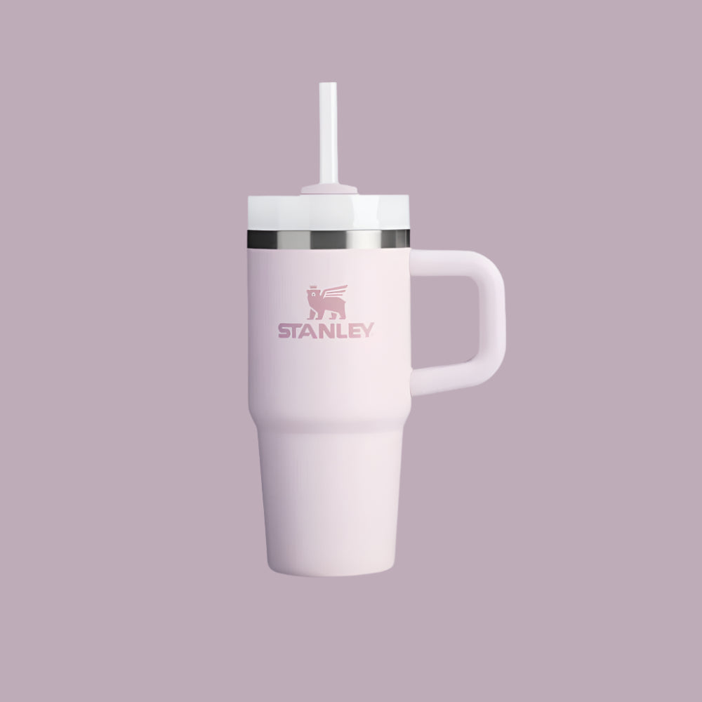 Stanley Quencher H2.0 Flowstate tumbler with handle, pink 14 oz