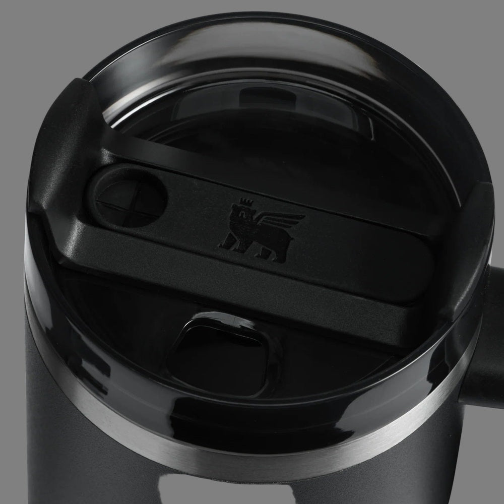 Stanley Quencher H2.0 Flowstate 14 oz tumbler with handle, black stainless steel