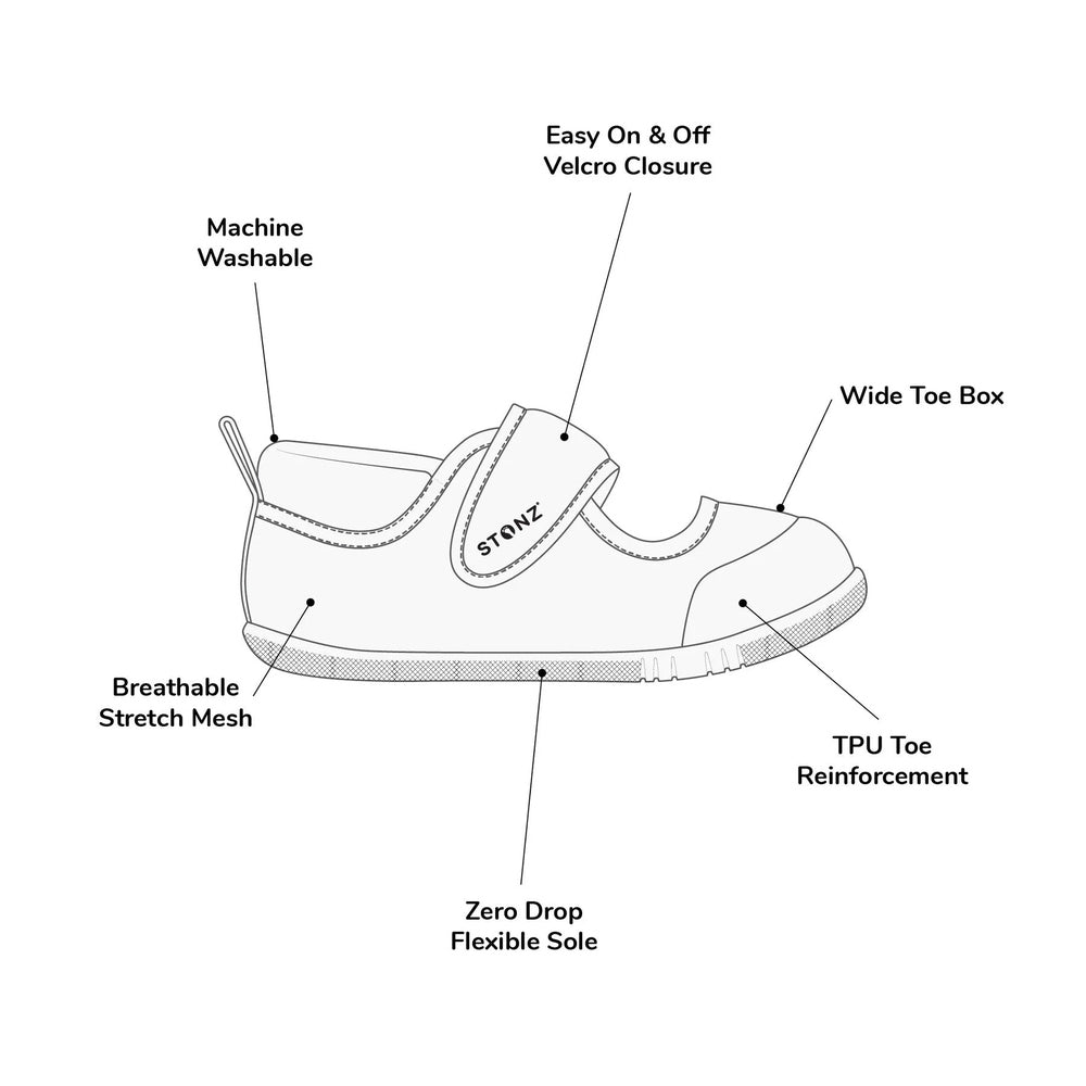 Stonz Cruiser Mary Jane Baby Shoes Ivory