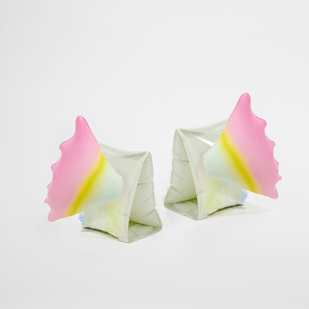 Sunnylife Buddy Float Bands Unicorn arm floats with pink rainbow fins, set of 2