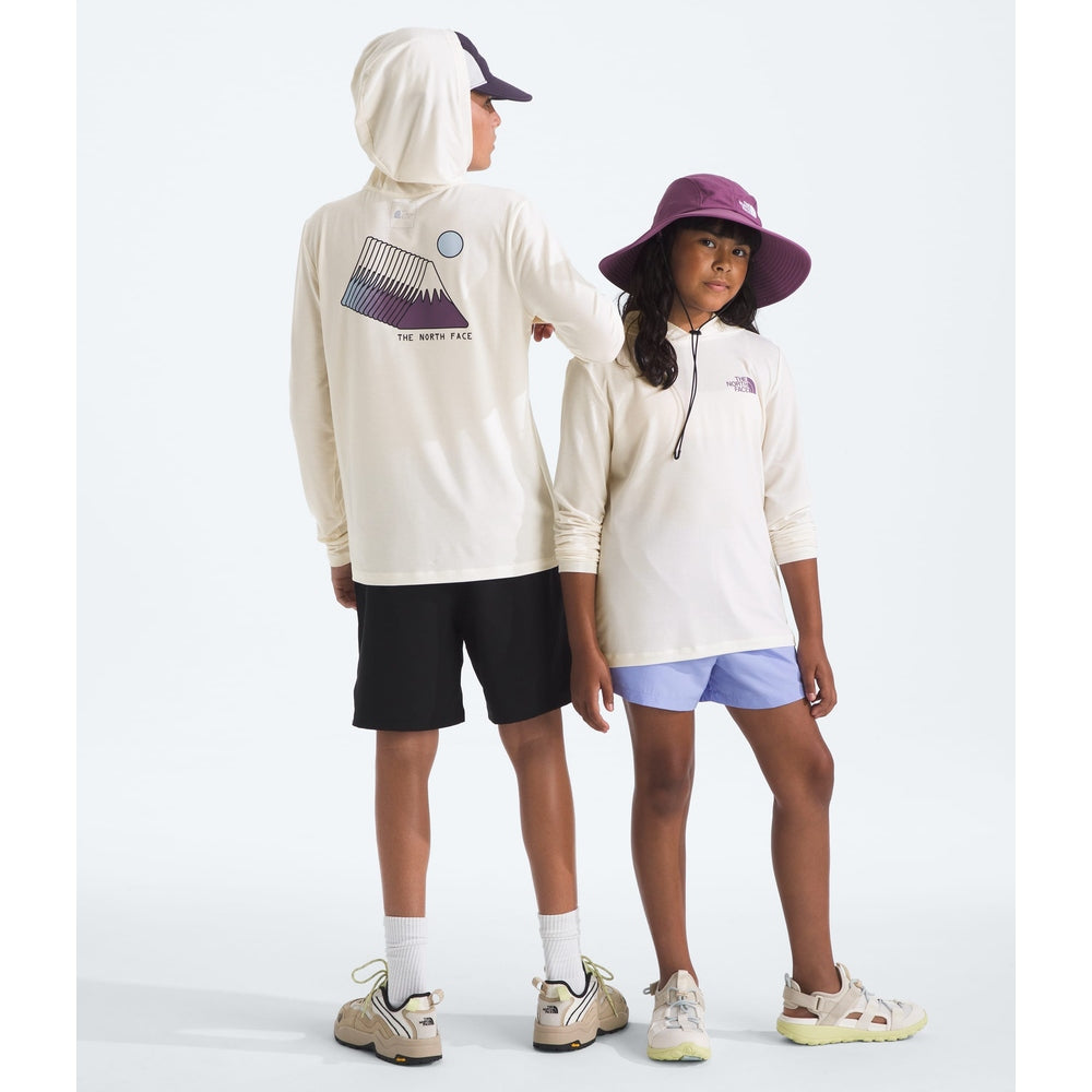 The North Face Boys' and Girls' Adventure Coastal Climb Hoodie White Dune