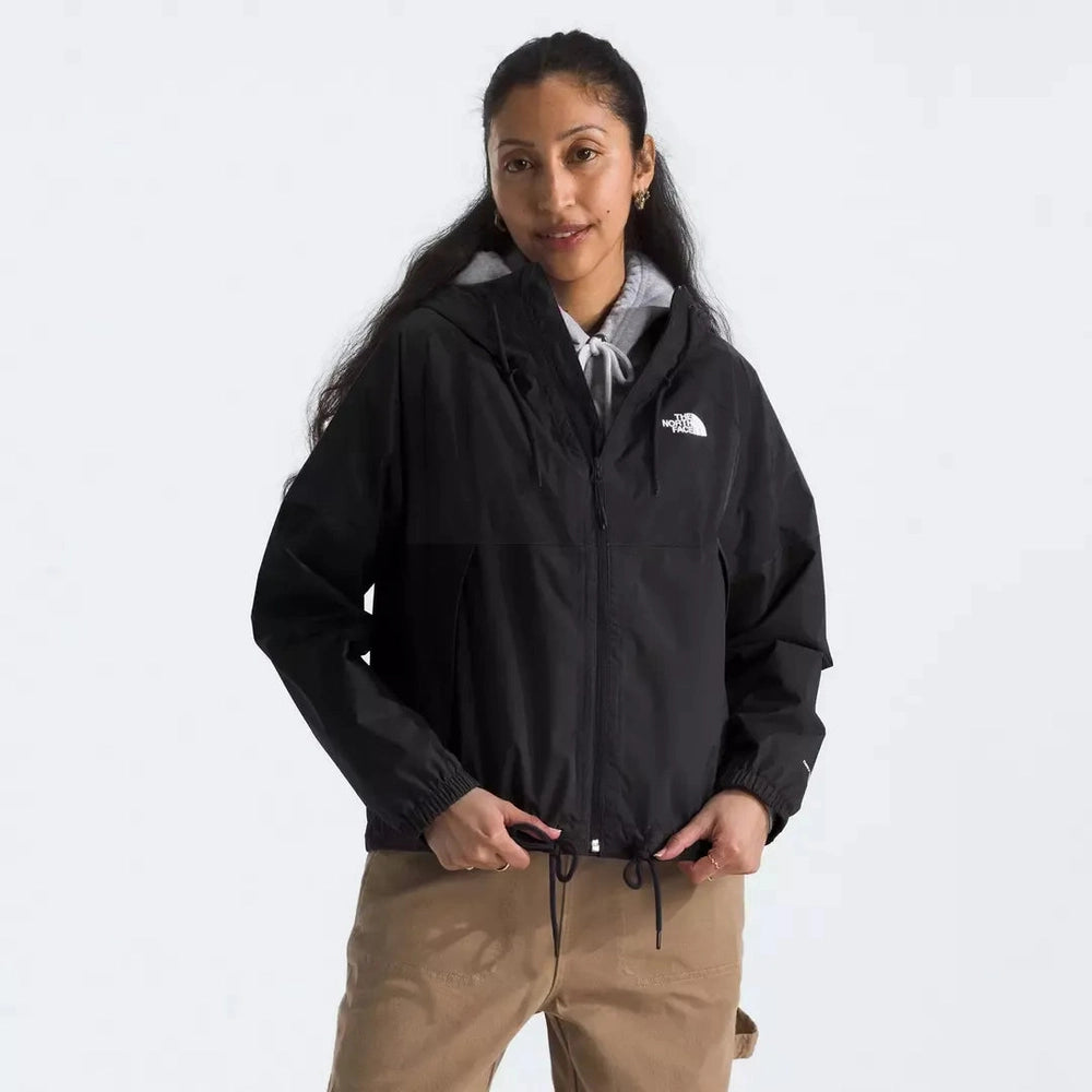 The North Face Women's Antora Rain Hoodie Jacket TNF Black-NPF