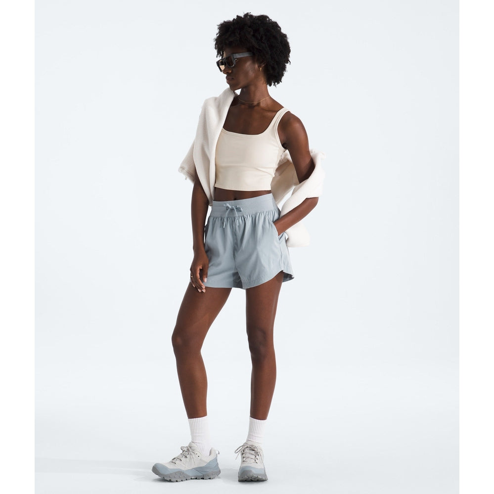 The North Face Women's Aphrodite Arise 3 Inch Shorts Periwinkle Glow