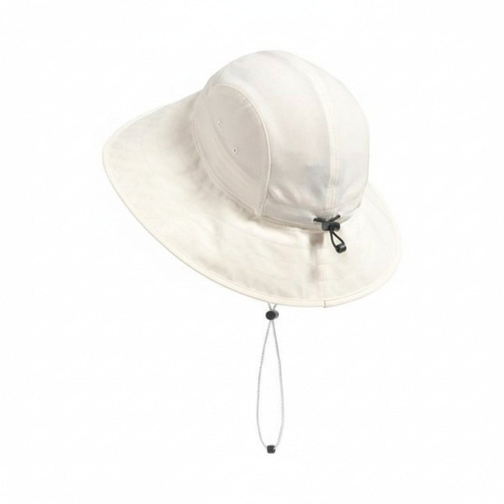 The North Face Women's Class V Brimmer Hat in Ivory with adjustable chin strap and wide brim