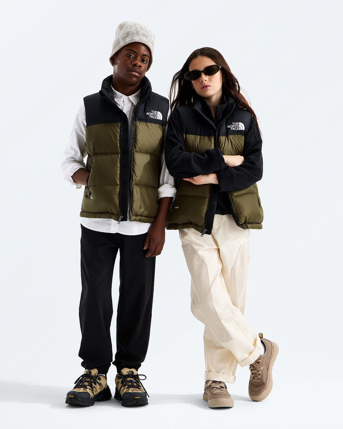 The North Face Boys’ & Girls’ 1996 Retro Nuptse Vest - Caraway Seed