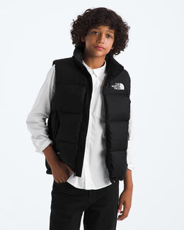 The North Face Boys’ & Girls’ 1996 Retro Nuptse Vest - TNF Black / Recycled Down