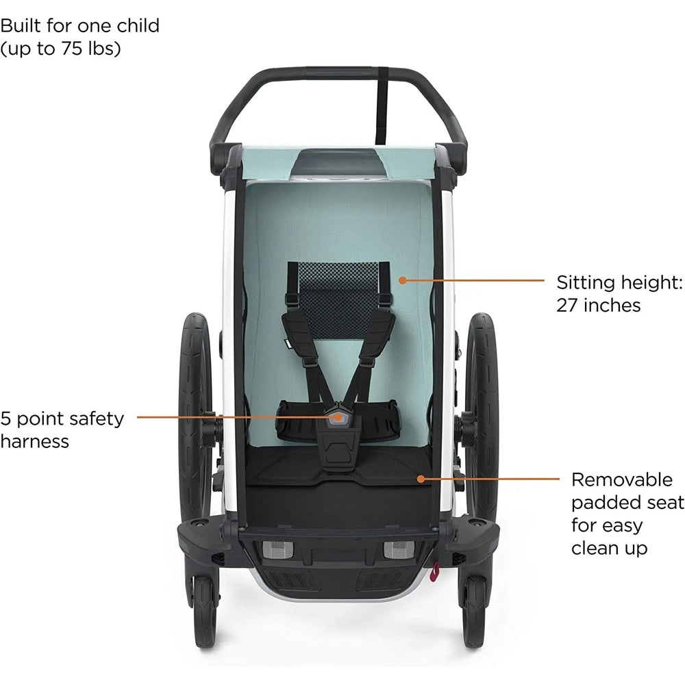 Thule Chariot Cross Multisport Bike Trailer Alaska Blue
