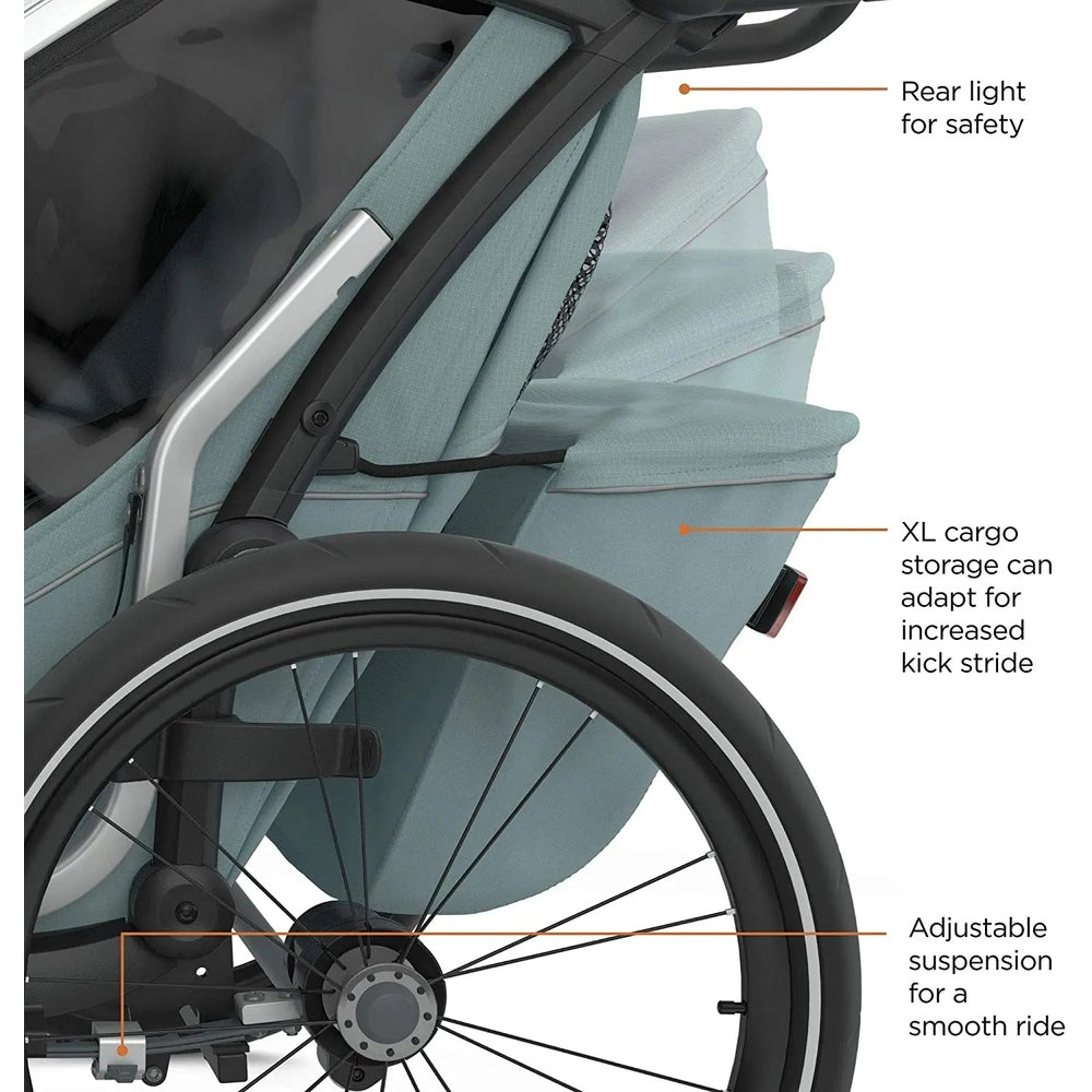 Thule Chariot Cross Multisport Bike Trailer Alaska Blue