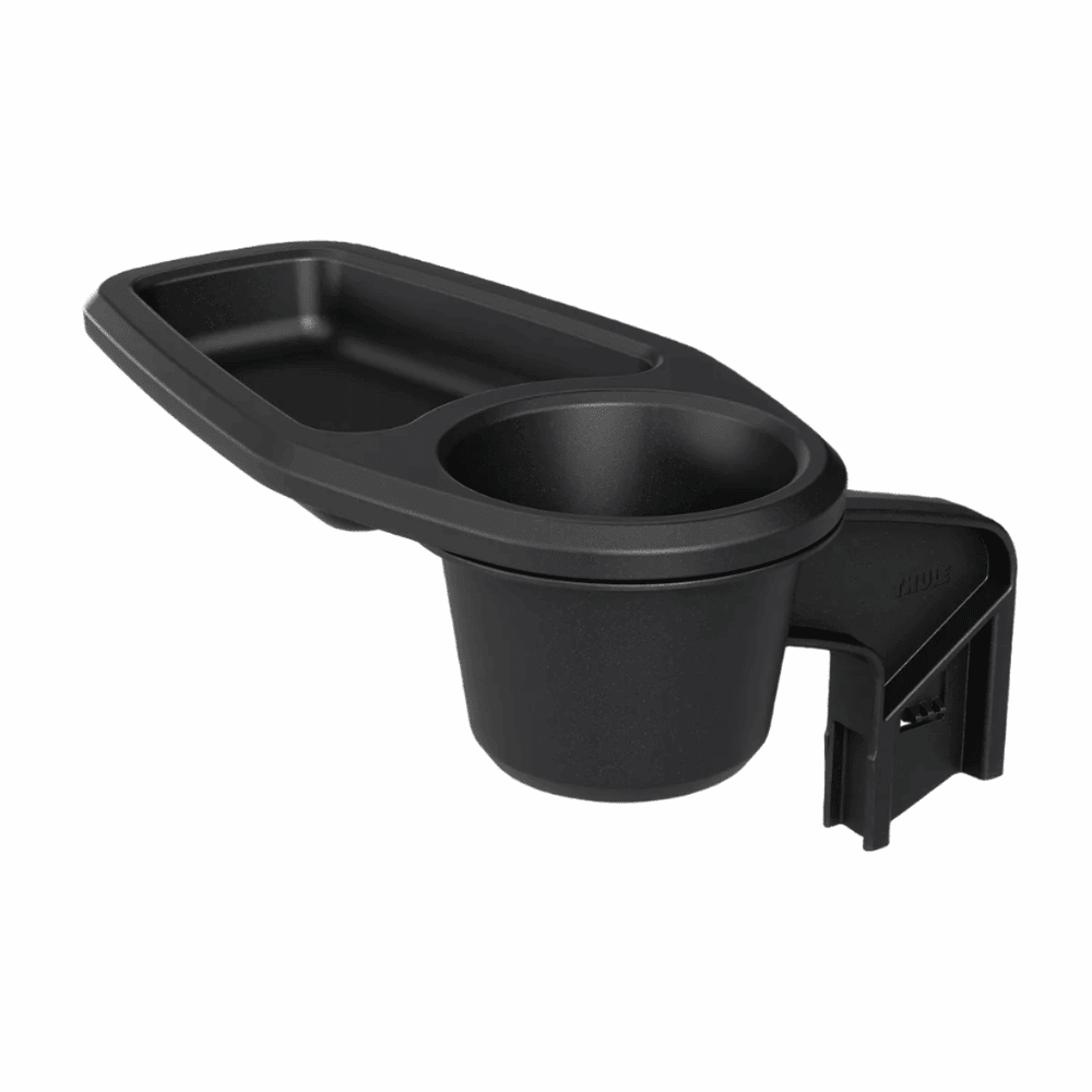 Thule Urban Glide 3 snack tray with cup holder in black, stroller accessory