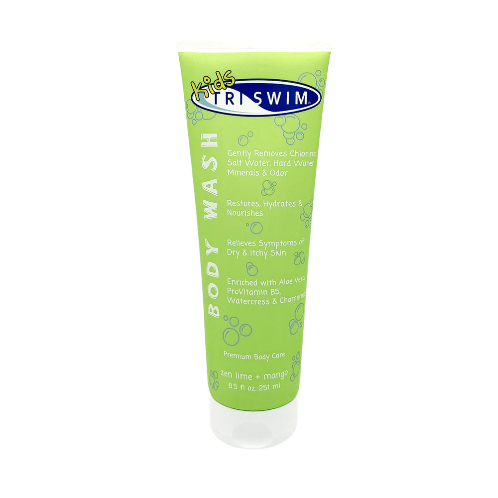 TRISWIM Kids Chlorine Removal Body Wash, lime-green 251 ml tube