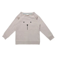Turtledove London 3D Character Sweatshirt Pumice