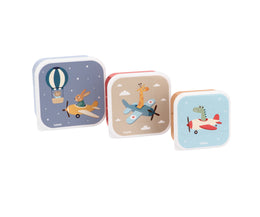 Tutete Kids 3-Piece Snack Box Set